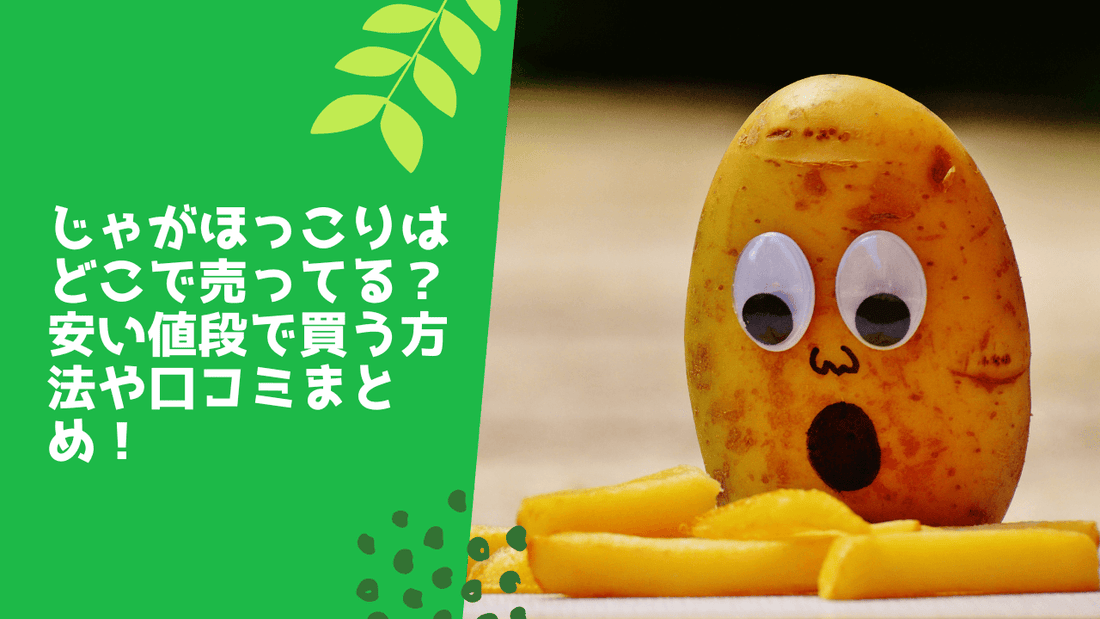 じゃがほっこりはどこで売ってる？安い値段で買う方法や口コミまとめ！